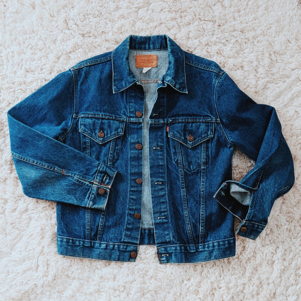 Vintage Mid-70s Levi’s 70505 Denim Trucker Jacket Style 0217 Size 40 (Women’s M)